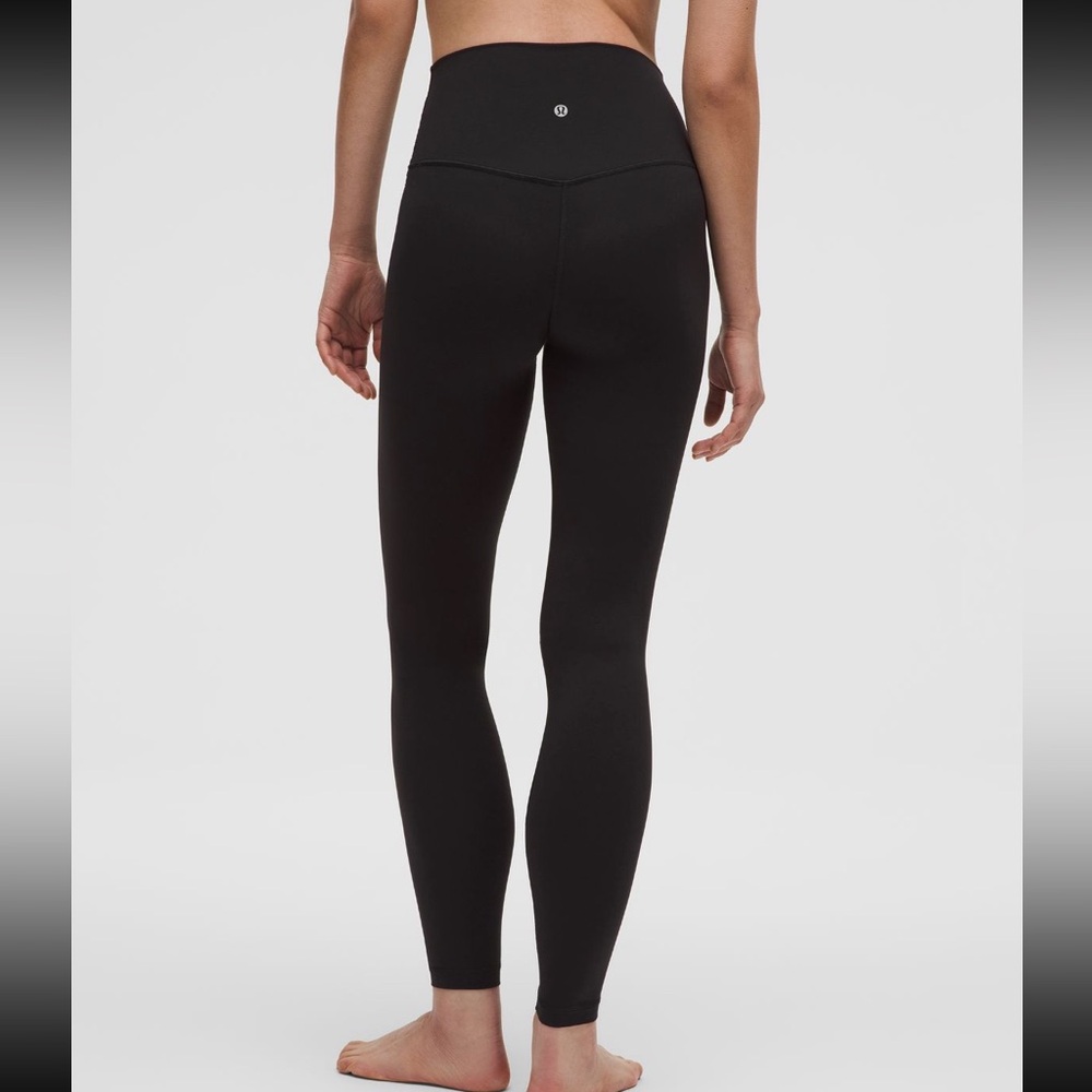 Lululemon align High-Waisted 28” leggings - black/size 10 - Picture 2 of 8